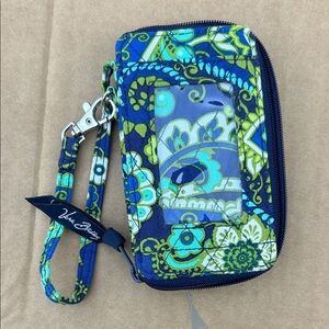 Vera Bradley Blue Rhapsody Wristlet Brand New! Retired print